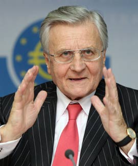 Jean-Claude Trichet es el presidente del Banco Central Europeo (BCE)