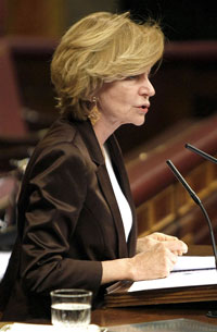 Elena Salgado, ministra de Economa