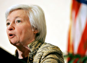 Janet Yellen, presidenta de la Fed de San Francisco, ha sido propuesta por Obama para ocupar la vicepresidencia de la Reserva Federal