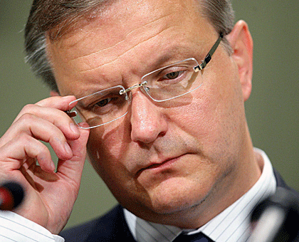 El finlands Olli Rehn, en una imagen de archivo de mayo de 2006, cuando era todava comisario europeo de Ampliacin. EFE/Oliver Hoslet