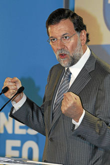 El lder del Partido Popular, Mariano Rajoy