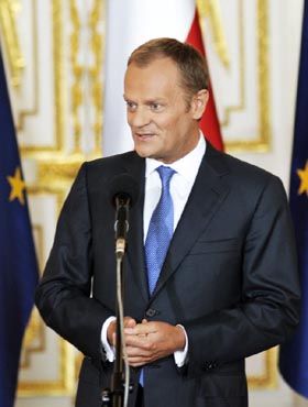 El primer ministro polaco, Donald Tusk