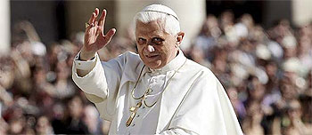 El Papa Benedicto XVI.