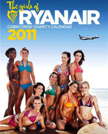 Portada del calendario solidario 2011 de Ryanair