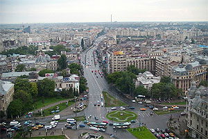 Panorámica de Bucarest (Rumanía).