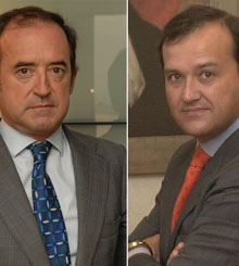 Ramón Cerdeiras, ex socio del fondo español de capital riesgo y Jorge Delclaux, consejero delegado de Inversiones Ibersuizas