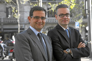 Ignacio Fonts y Josep Maria Echarry de Inveready. | Foto: E. Ramón
