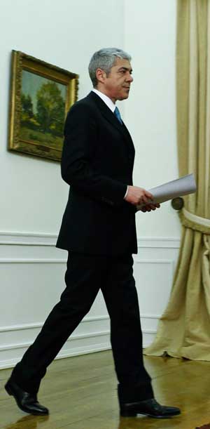 Jose Sdrates, primer ministro de Portugal