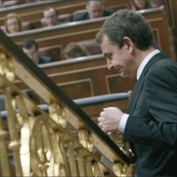 Jos Luis Rodrguez Zapatero, en el Congreso de los Diputados