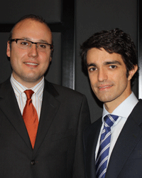 Francisco Bengoetxea y Miguel Bastida, abogados de Ura Menndez.