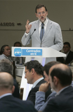 Mariano Rajoy, el pasado domingo.