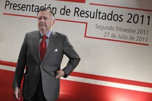El consejero delegado del Banco Santander, Alfredo Senz