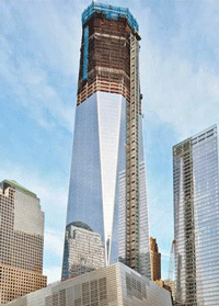 Estado de las obras del nuevo WTC a principios de ao
