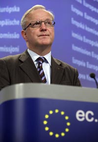 El vicepresidente de la Comisión Europea y responsable de Asuntos Económicos, Olli Rehn