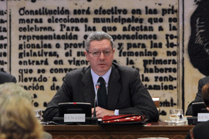 Alberto Ruiz-Gallardn en el Senado.