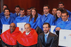 Acto de graduacin de los alumnos del LL.M. in International Law con Columbia University.