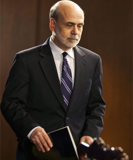 Ben Bernanke, el presidente de la Reserva Federal