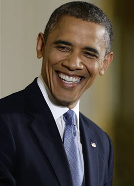 Barack Obama, en un momento de su primera conferencia de prensa tras ser reelegido como presidente de los Estados Unidos