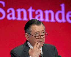 El consejero delegado de Santander, Alfredo Senz