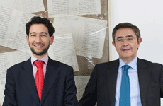 El nuevo socio Ignacio Blanco (izqda.), junto a Felipe Alonso, cofundador de GTA Villamagna.