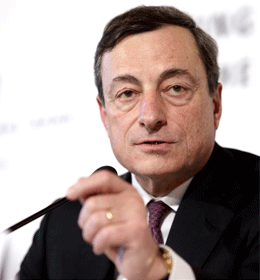 Mario Draghi, presidente del BCE/ Bloomberg