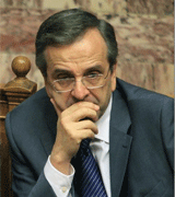 El primer ministro griego, Antonis Samaras