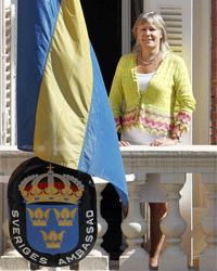 Cecilia Julin, embajadora de Suecia en Espaa