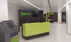 Imagen de las nuevas oficinas de Bankia