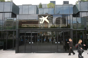 La sede de CaixaBank, en Barcelona