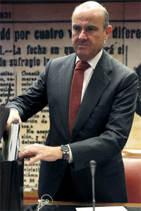 El ministro de Economa y Competitividad, Luis de Guindos