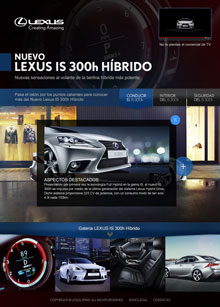 En la imagen, uno de los proyectos desarrollados por SrBurns para su cliente Lexus, marca que apuesta por el entorno digital como medio generador de negocio.