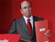 El presidente de Santander, Emilio Botn