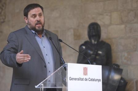 Oriol Junqueras es el principal promotor de la consulta independentista en Catalua