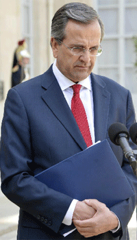 El primer ministro griego, Andonis Samars.