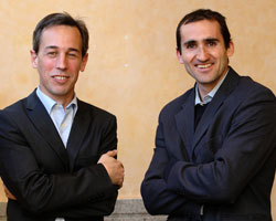Arboribus Carles Escolano (a la izquierda) y Josep Nebot son los fundadores de esta empresa que propone prstamos directos de inversores particulares a pymes. Para su puesta en marcha necesitaron poner sobre la mesa una inversin de 200.000 euros. En abril de 2013 cerraron una ampliacin de capital y entraron en el capital ocho nuevos inversores privados.