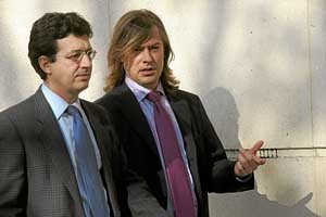 Los jueces de la Audiencia Nacional Fernando Andreu y Santiago Pedraz.