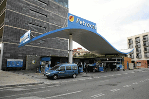 Una estacin de servicio de la red de Petrocat.