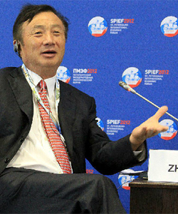 Reng Zhengfei, presidente y fundador de Huawei.