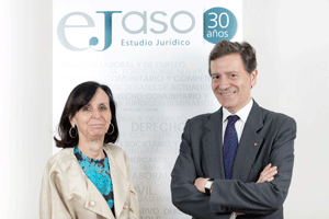 Mara Emilia Casas junto al socio director de Ejaso, lvaro Hernando de Larramendi.