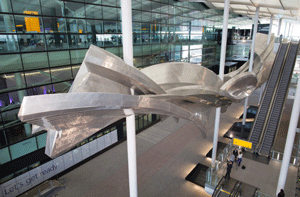 Interior de la nueva Terminal 2 de Heathrow.