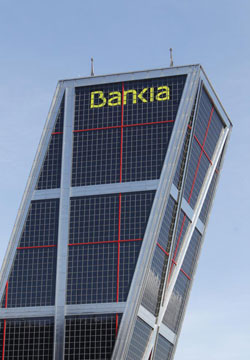 La torre de Bankia, en Madrid
