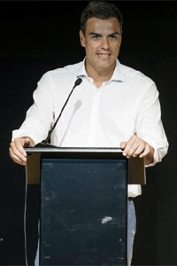 Pedro Snchez, nuevo lder del PSOE