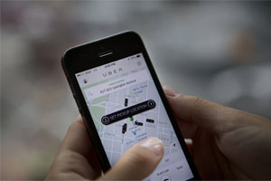 Uber Mensajera Smartphone