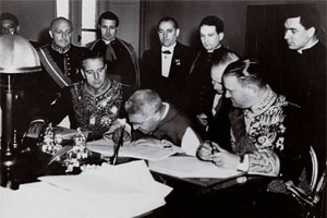 El concordato fue firmado en 1953 en la Ciudad del Vaticano.