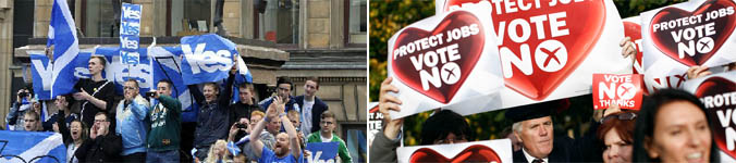 Escocia dice 'no' a la independencia y seguir siendo parte de Reino Unido