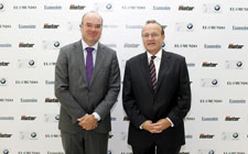 Tomas Becker, vicepresidente de Relaciones Gubernamentales de BMW Group y Guenther Seemann presidente ejecutivo de BMW Group Espaa y Portugal