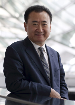 El empresario chino Wang Jianlin.