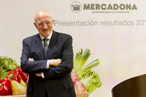 El presidente de Mercadona, Juan Roig