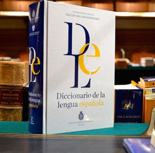 Imagen de la cubierta del nuevo Diccionario de la lengua espaola