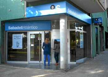 Una sucursal de Banco Sabadell